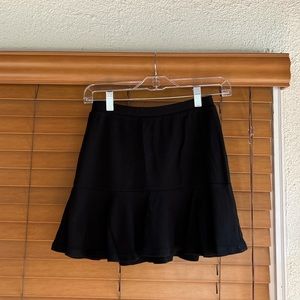 Topshop black mini skirt